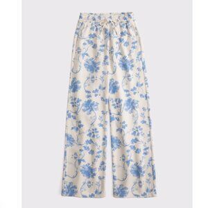 Abercrombie High Rise Sunday Wide Leg Sweatpant